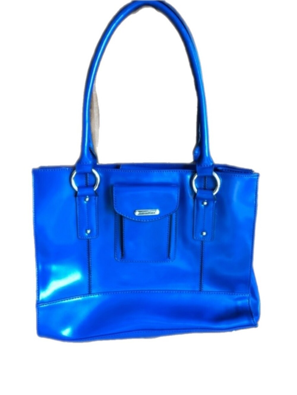 Vintage Naturalizer Electric Blue Tote Bag